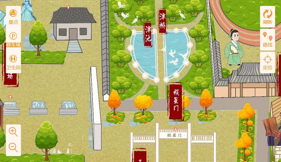 怀安手绘地图景区语音讲解导览系统：智慧景区建设的基石